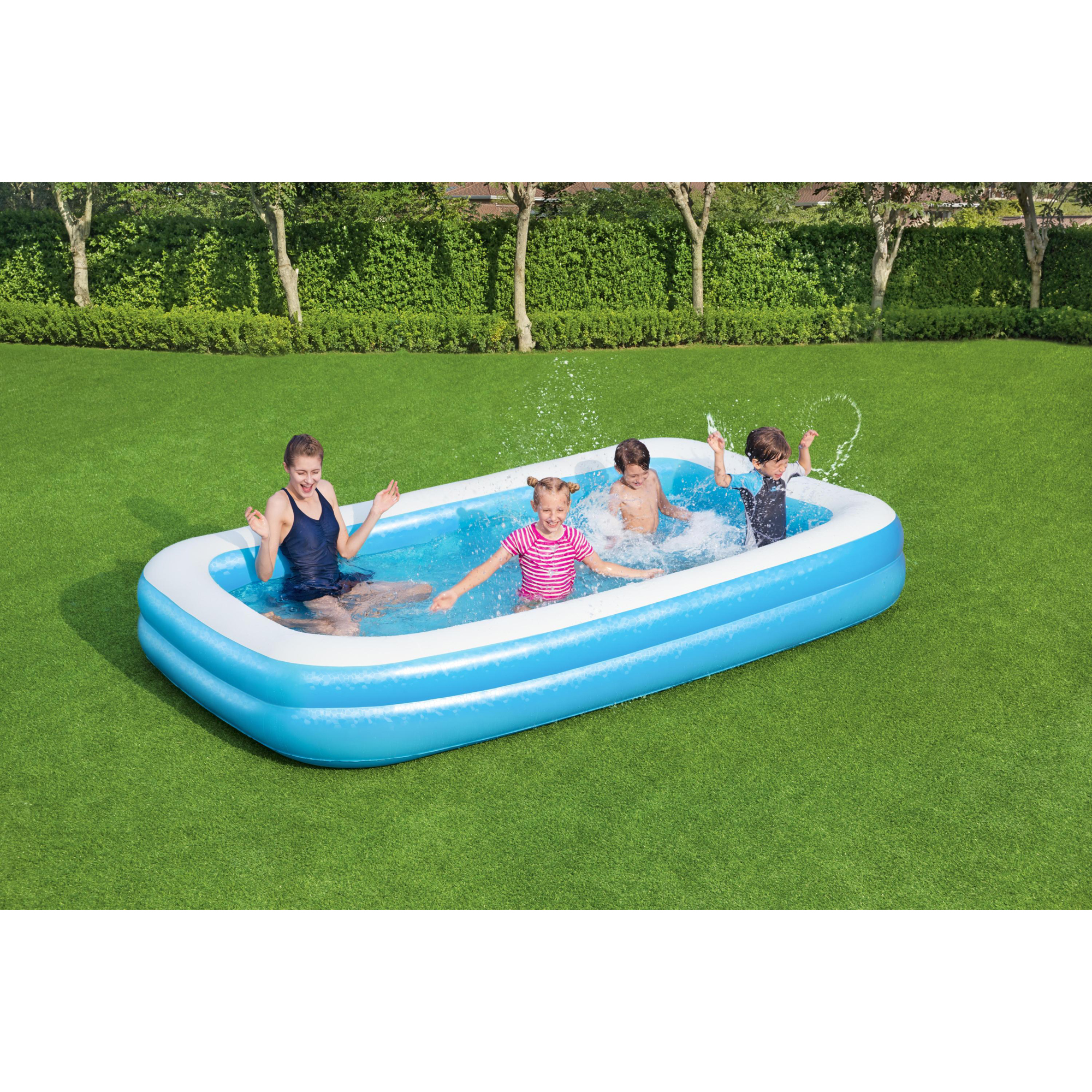 Familjepool Blå Rektangulär 305 x 183 x 46cm
