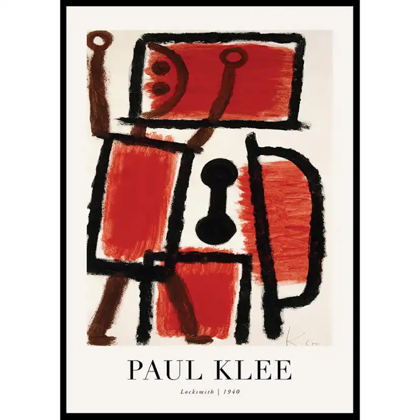 Poster Gallerix Locksmith 1940 By Paul Klee