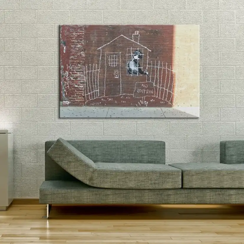 Tavla Arkiio Grounded Banksy 60x40