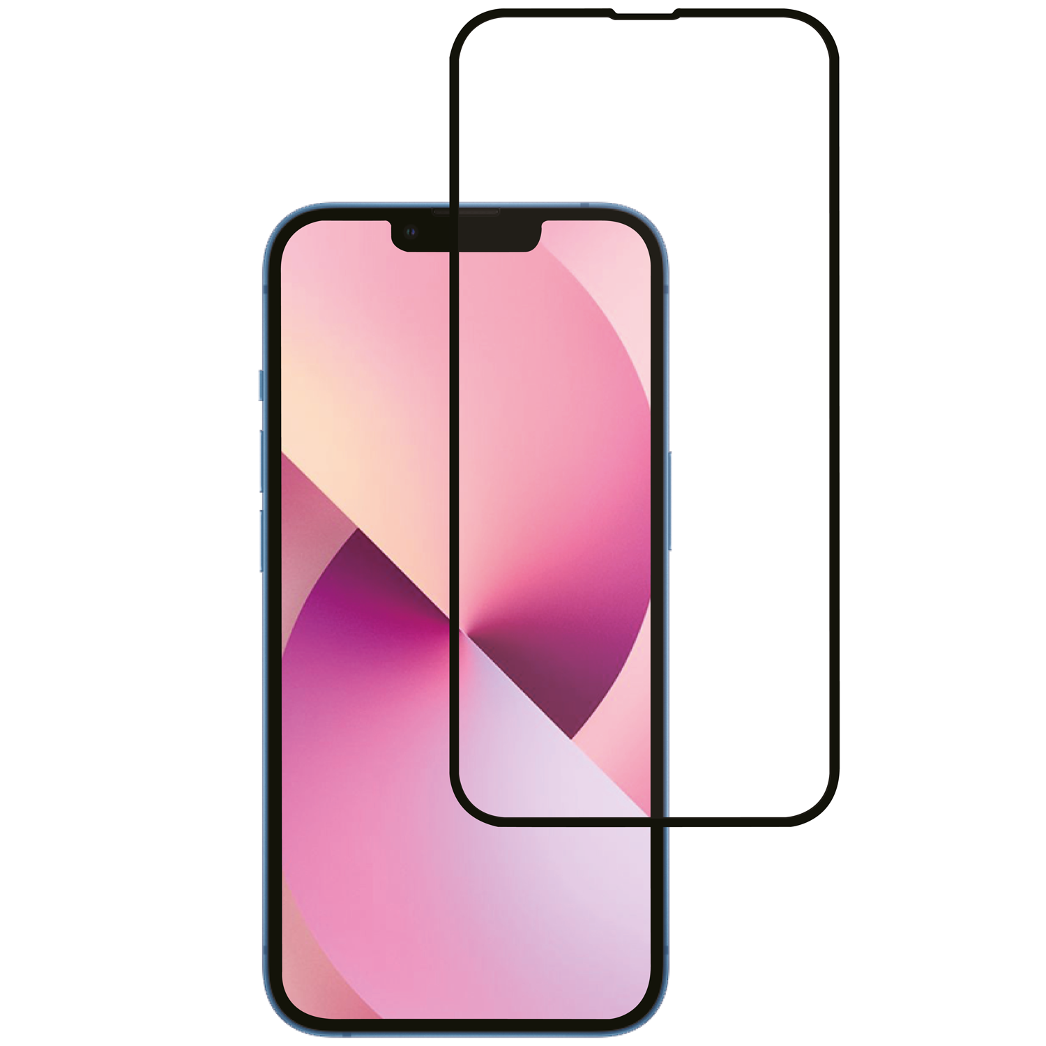 Skärmskydd Champion Härdat Glas iPhone 13 mini Fulltäckande Transparent