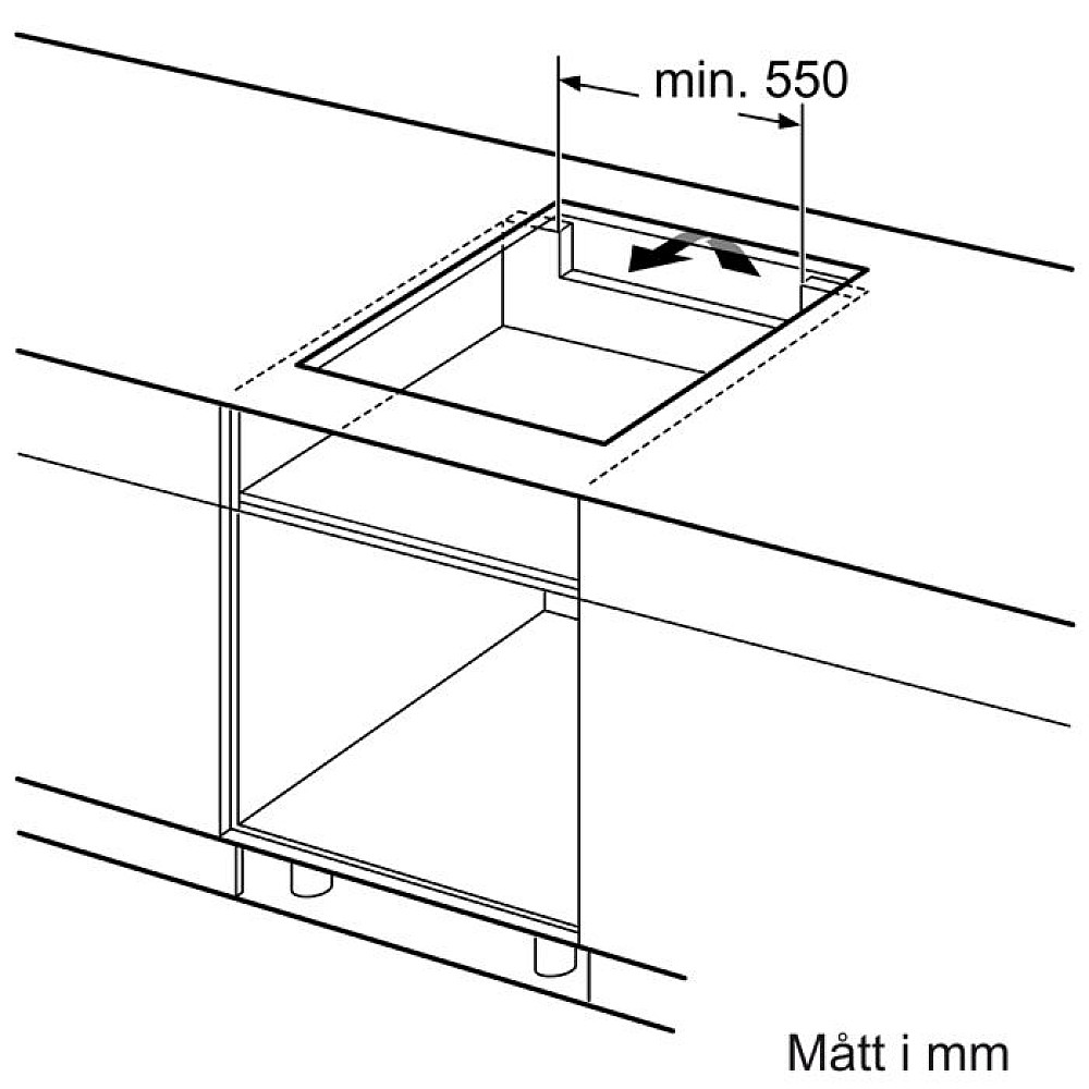 Induktionshäll Bosch PUJ611BB5E