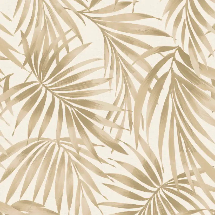 Tapet WOW Elegant Leaves Sand