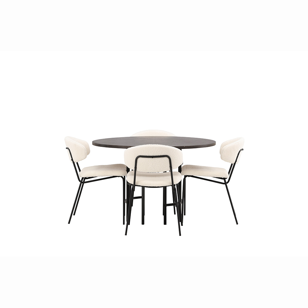 Matgrupp Venture Home Copenhagen med 4 Chico Stolar