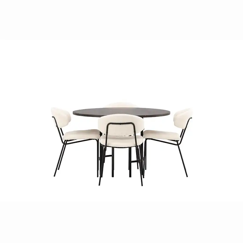 Matgrupp Venture Home Copenhagen med 4 Chico Stolar