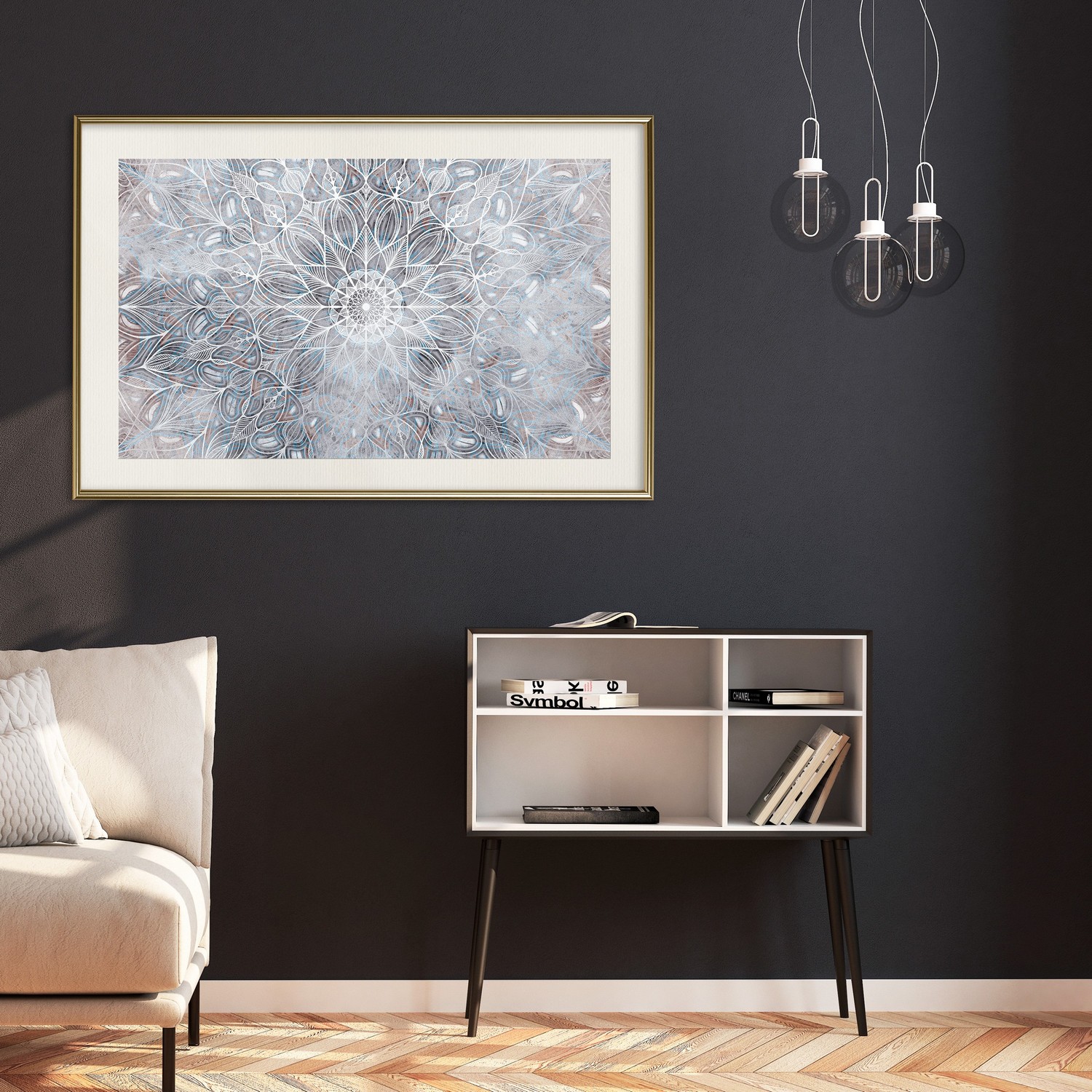 Poster Artgeist Affisch Blurred Mandala