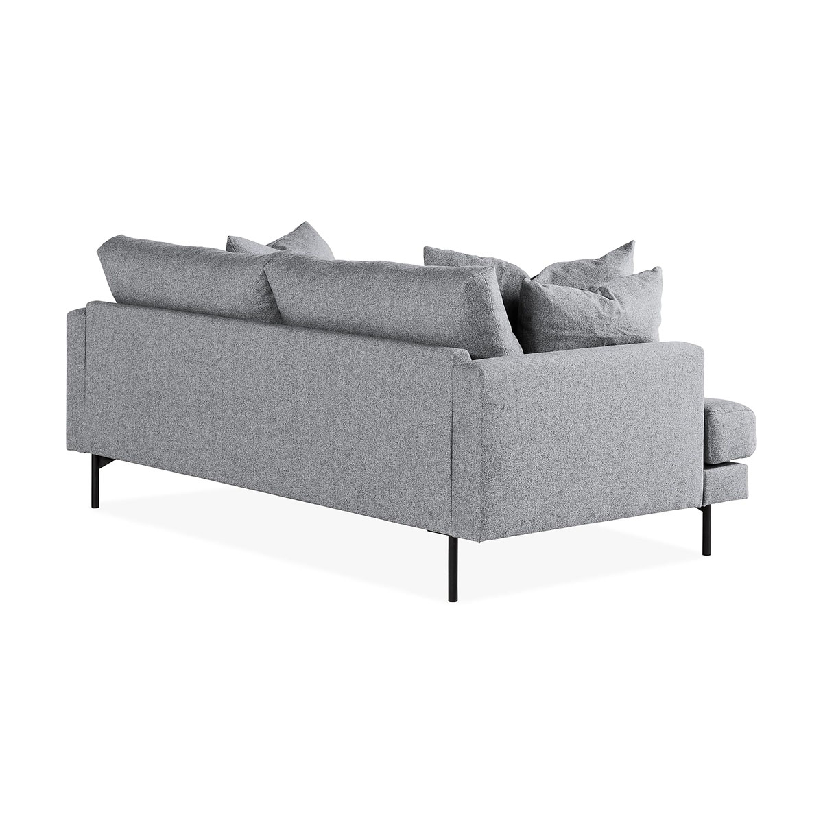 Menard 3-sits Soffa Grå/Svart