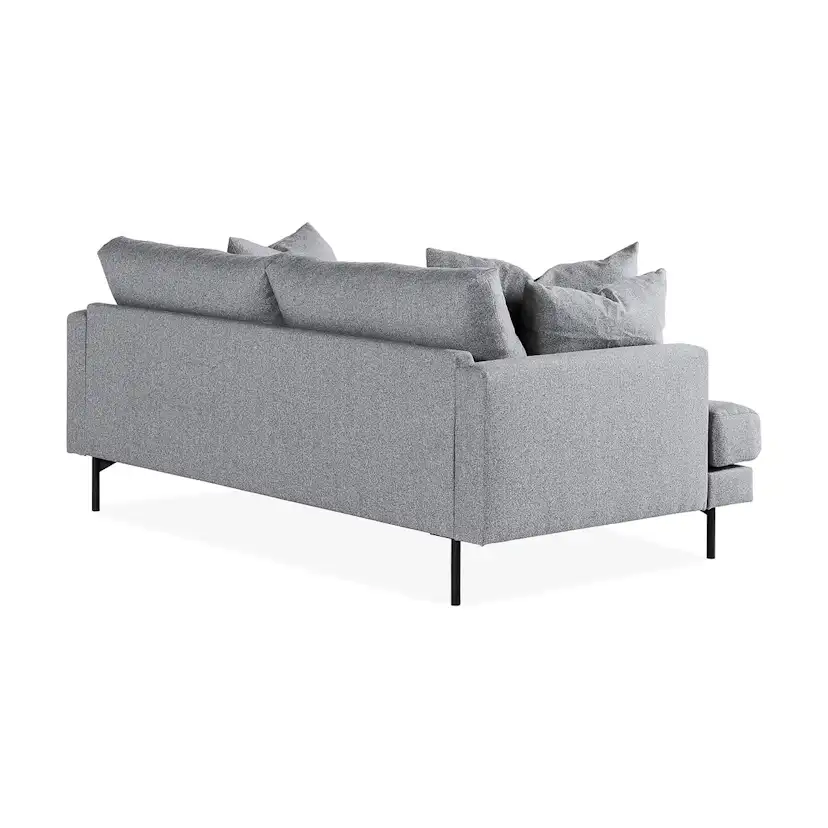 Menard 3-sits Soffa Grå/Svart