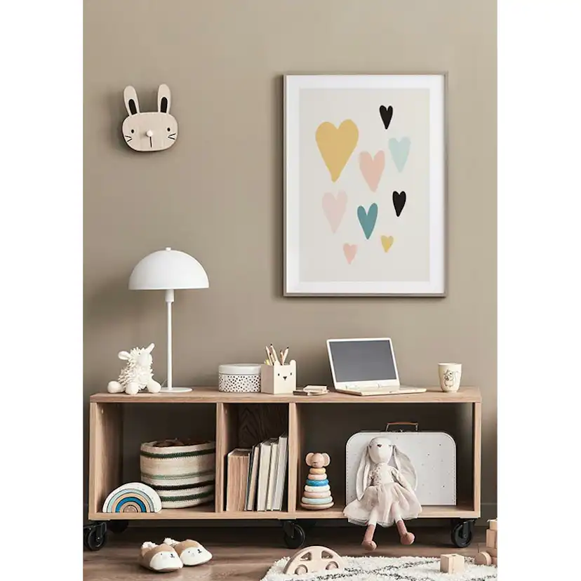 Playful Hearts 50x70 cm