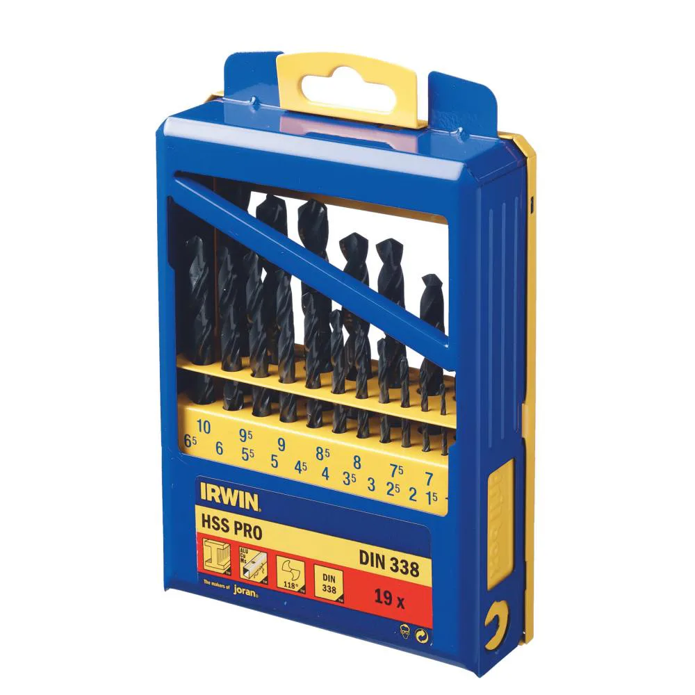 Borrset Irwin Hss Pro 1-10mm 19del