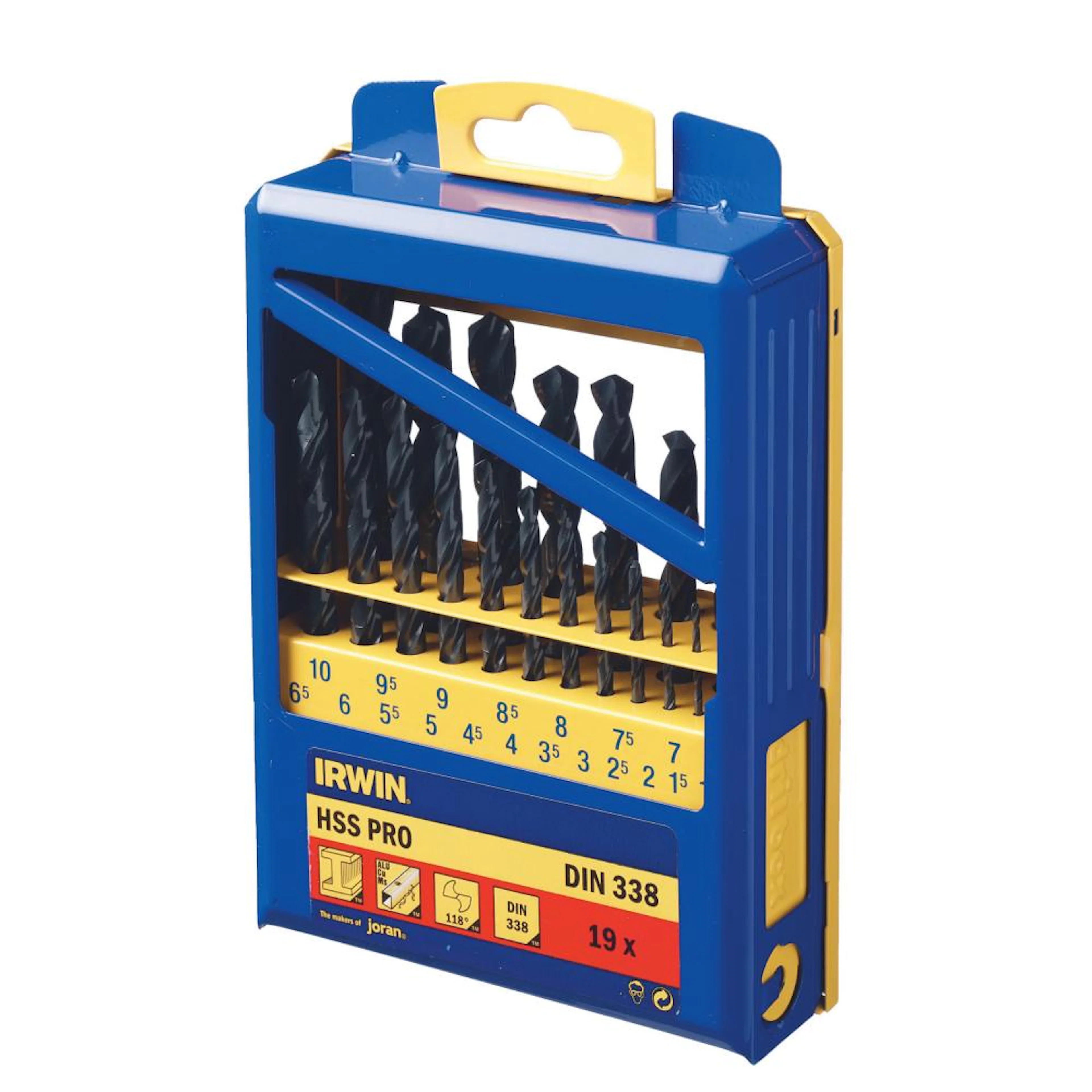 Borrset Irwin Hss Pro 1-10mm 19del