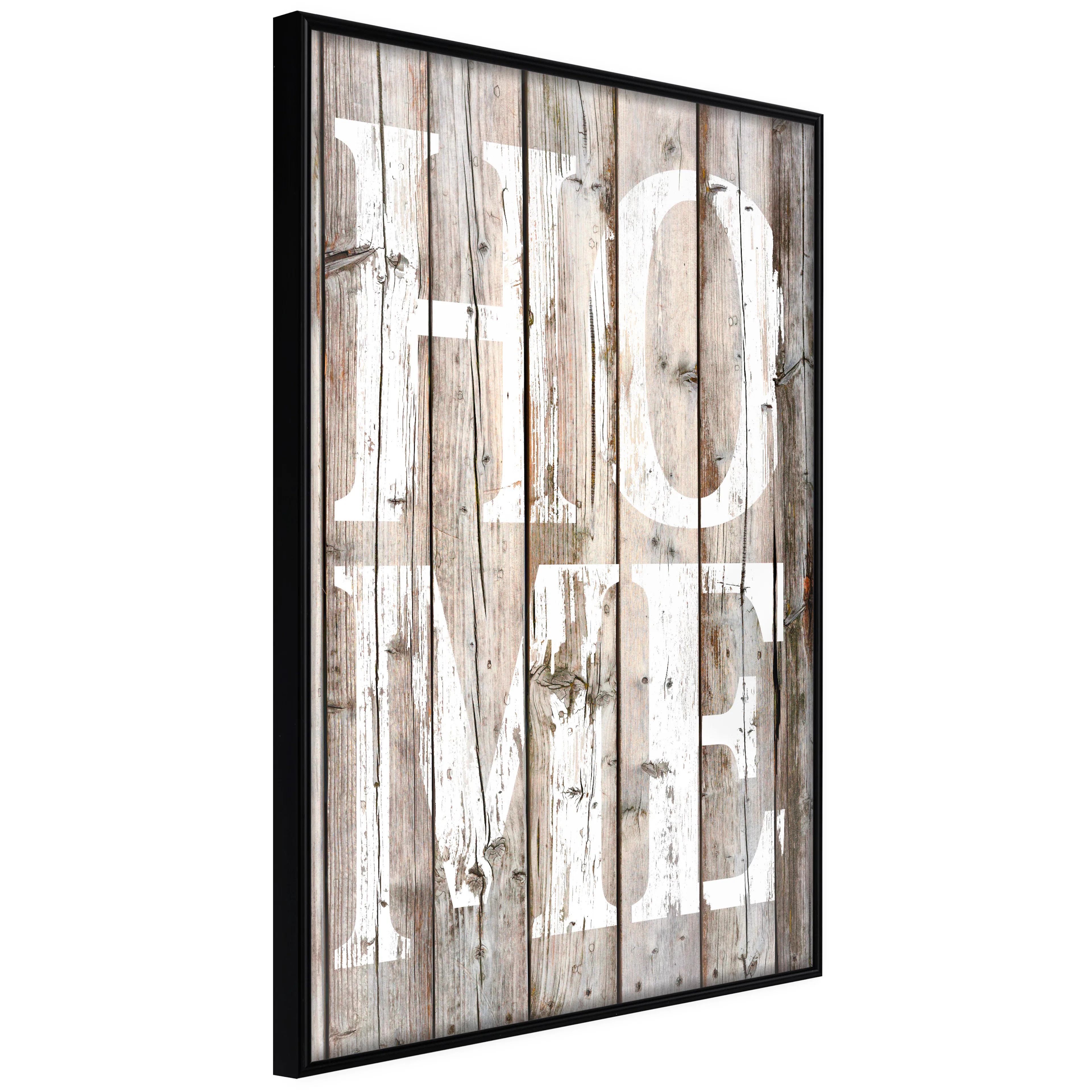 Affisch - Retro: Home [Poster] 30x45 Svart ram, 30x45 cm