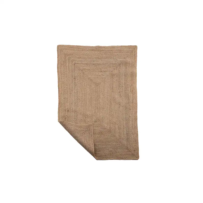 Oliver 100% jute - 300*200- -Rectangular-Natural dark 300x200 cm