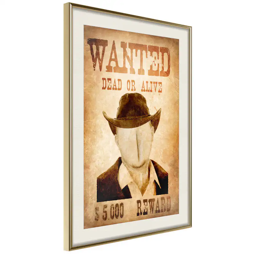 Poster Artgeist Affisch Wanted