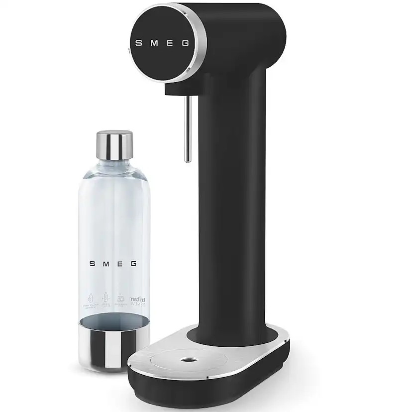 Smeg SKC01BLM sodamaskin, Mattsvart Svart