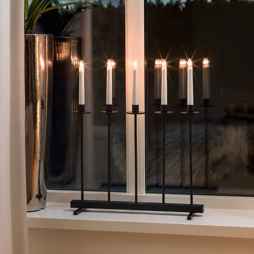Adventsljusstake Gnosjö Konstsmide 5L Metall