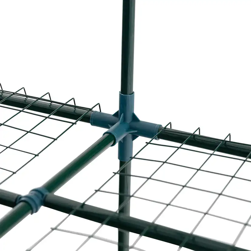Växthus Metalcraft 0,7 kvm Grön Rektangulärt