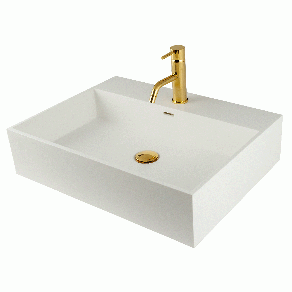 Tvättställ Lavabo Solid Surface 60