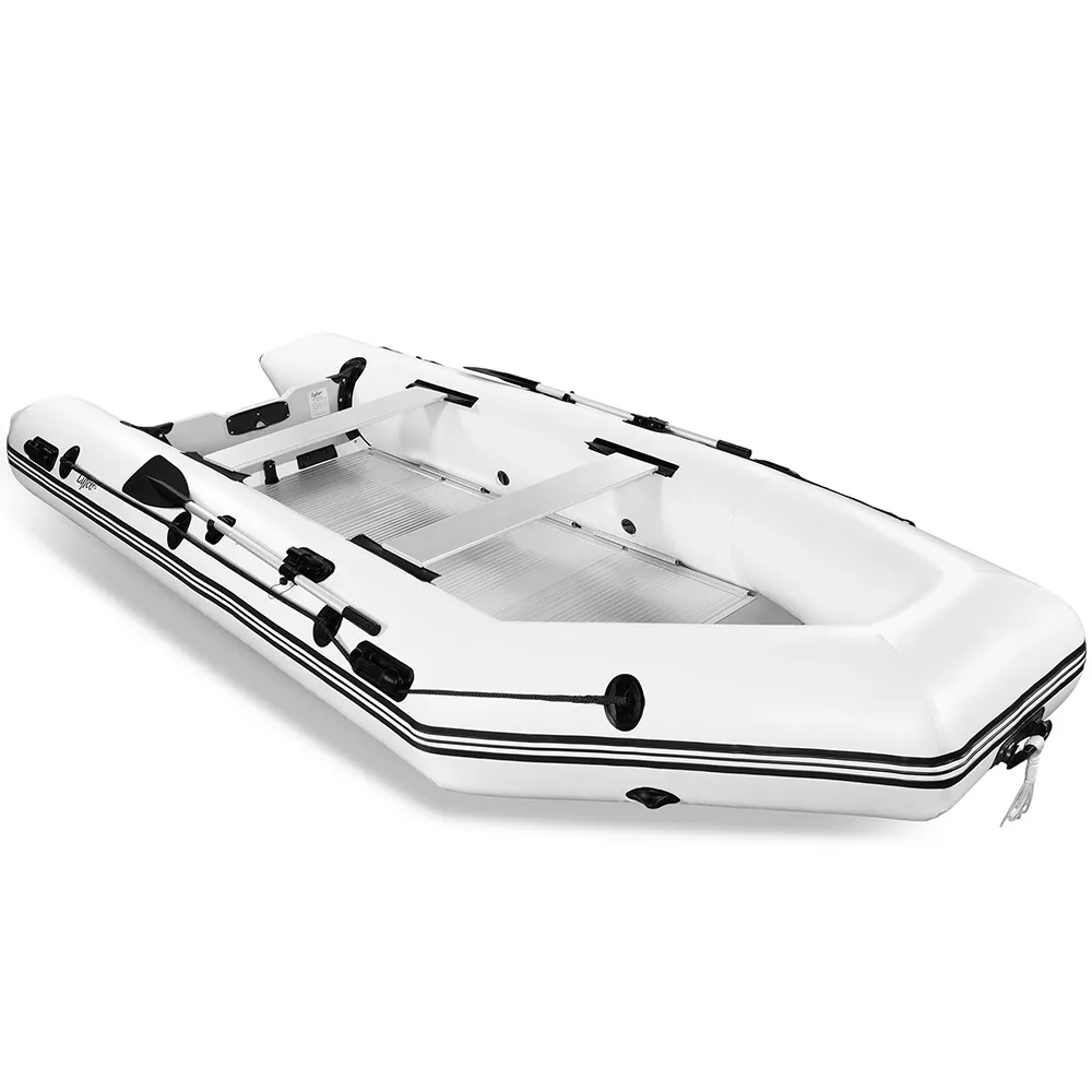 Gummibåt 430cm (0,9 mm PVC), vit Färg Vit