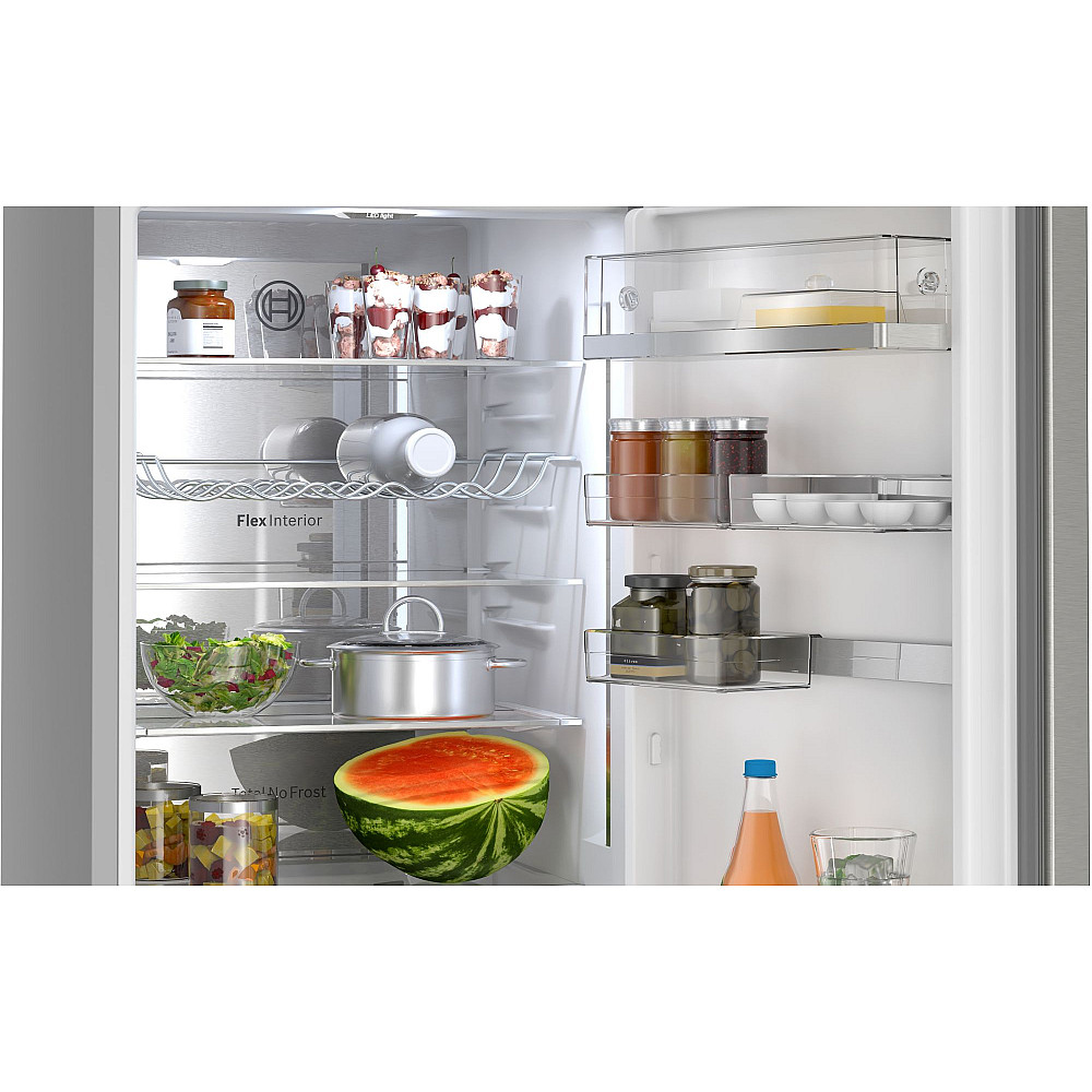 Fristående Kyl & Frys Bosch Serie 6 KGN39AIAU Rostfri med LED-Belysning