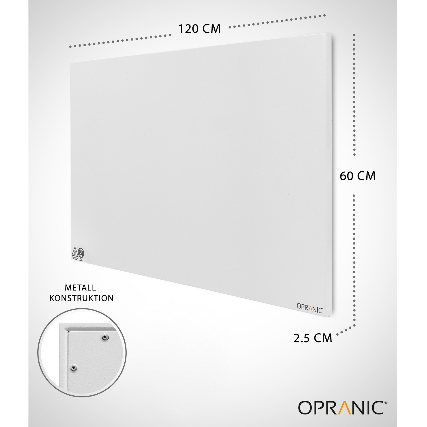 Opranic P5 Infrapanel 900W Metall