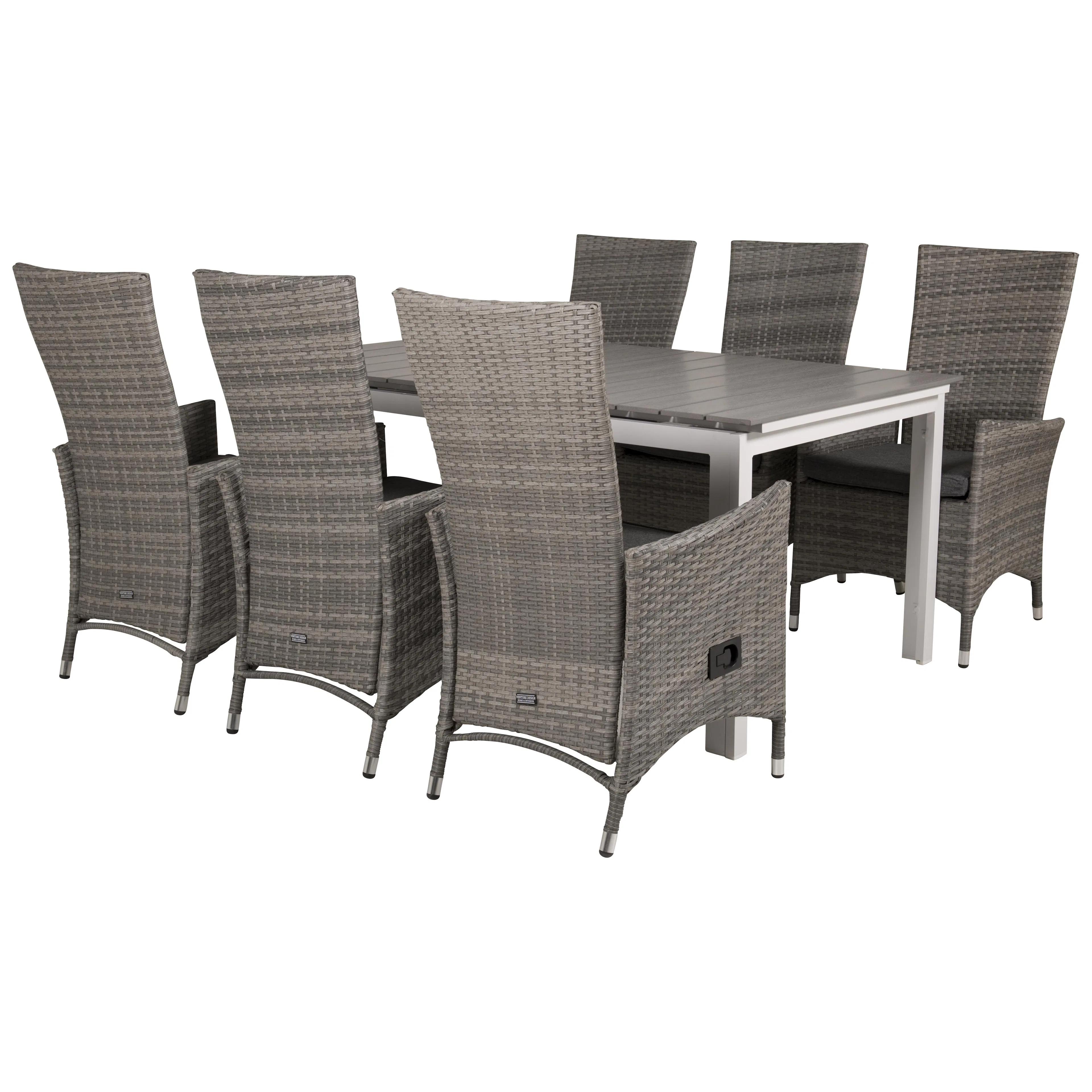 Matgrupp Venture Home Lova 160/240 med 6 Pishi Stolar