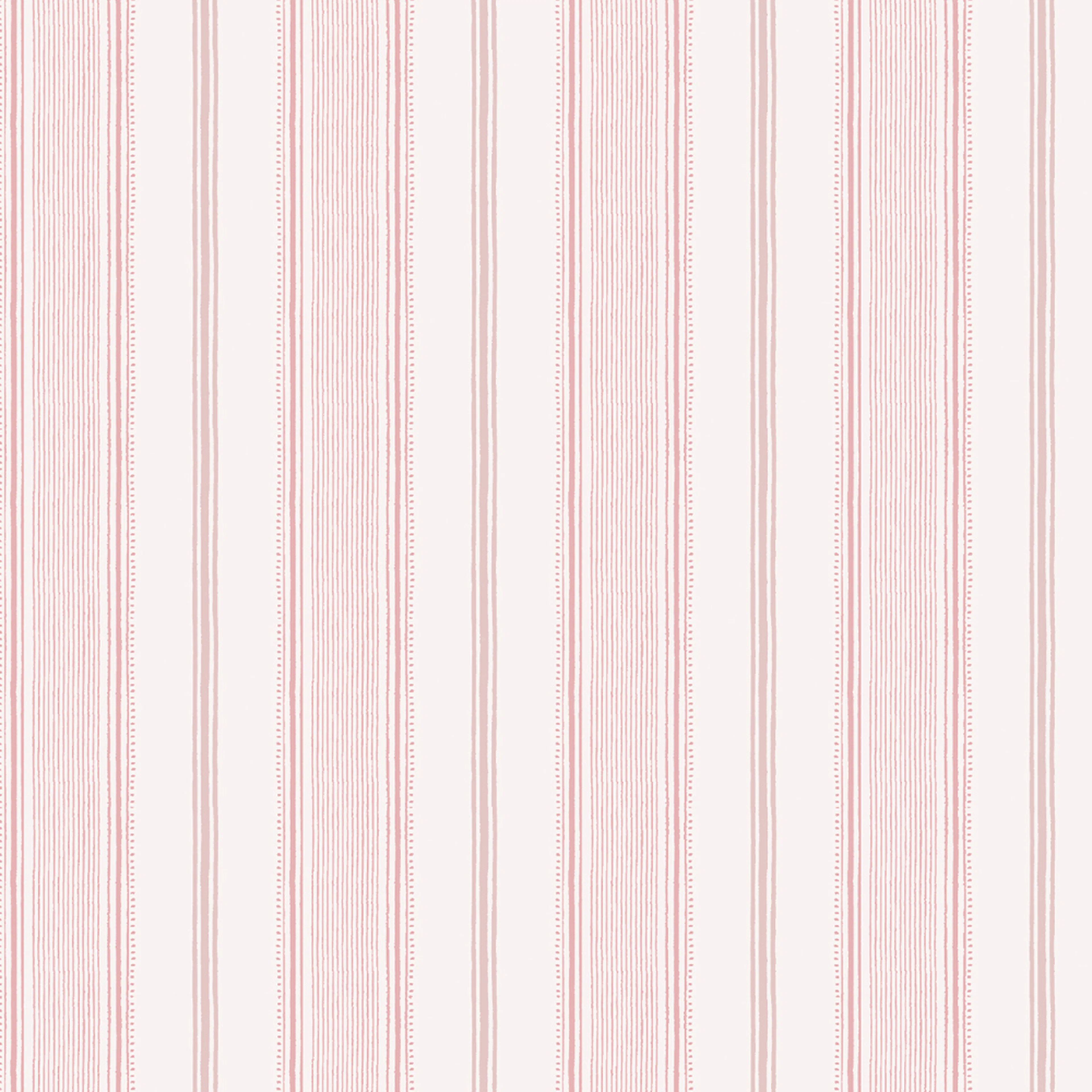 Tapet Laura Ashley Heacham Stripe Rosa
