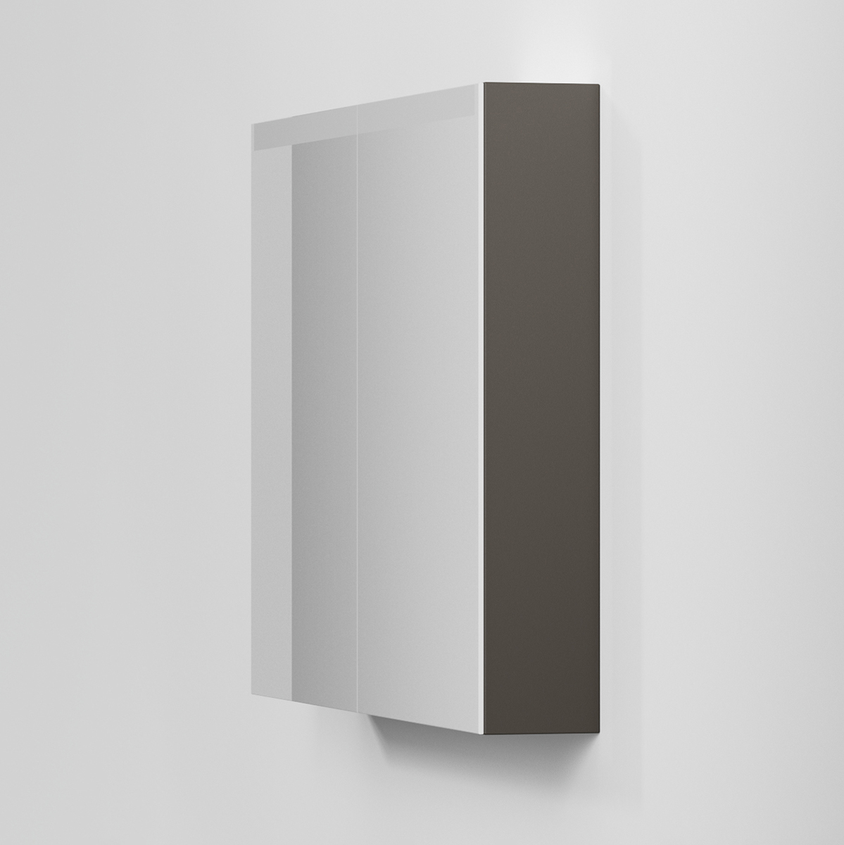 Spegelskåp Stage Plus 100 Carbon Grey, 2 Lu Bredd: 1000 mm, Carbon Gray, Dubbla Luckor