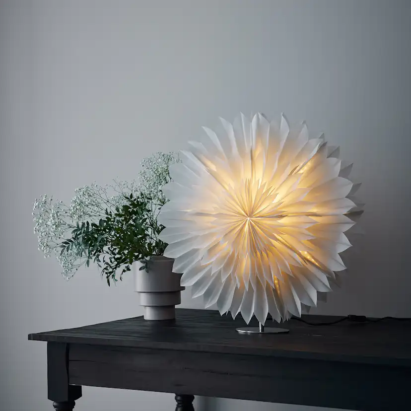 SOLINA Bordsstjärna 60 Grå/Stål Grå, B: 600 mm