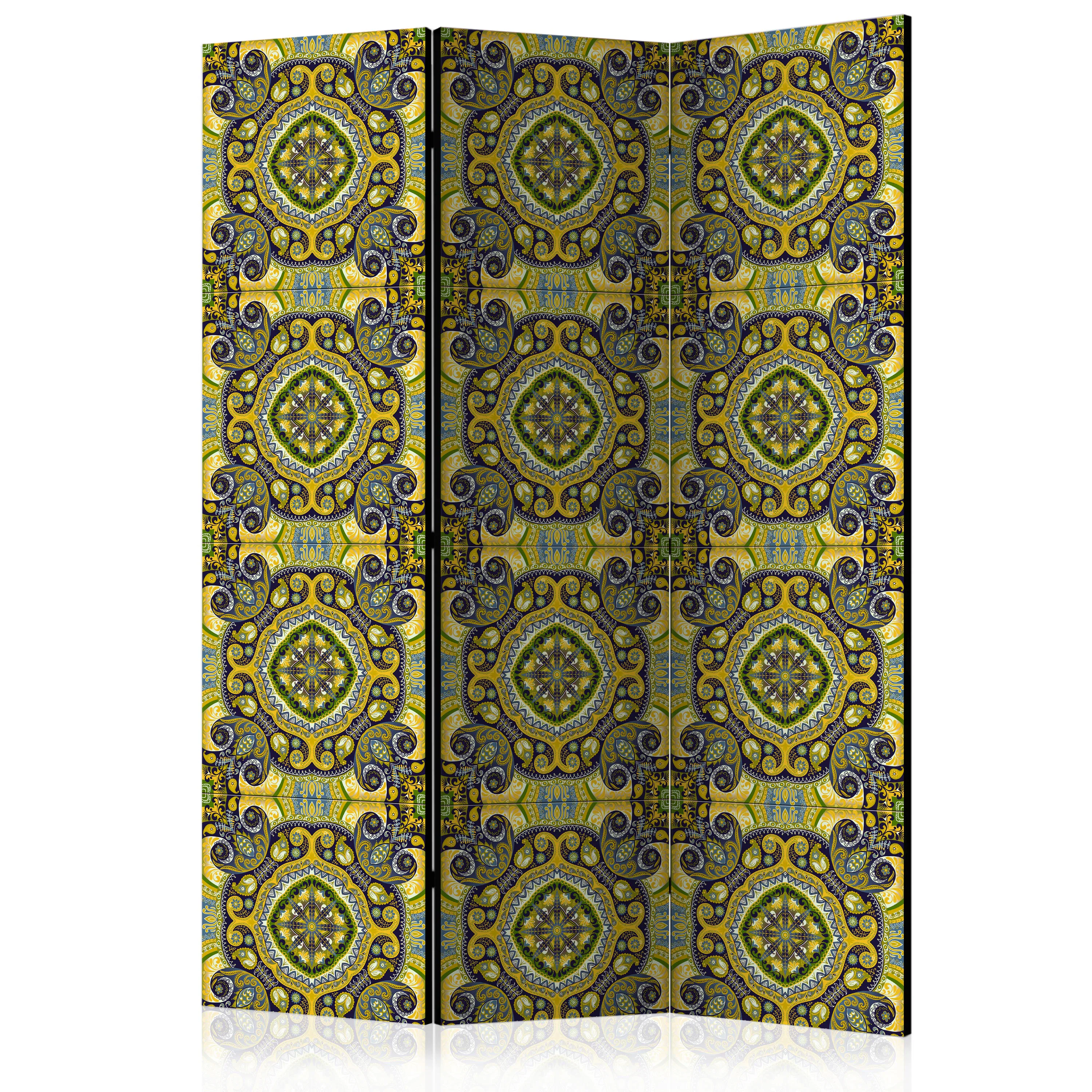 Rumsavdelare Skärmvägg Arkiio Malachite Mosaic 135x172 cm