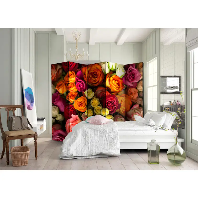 Rumsavdelare Skärmvägg Arkiio Bouquet of Roses II 225x172 cm