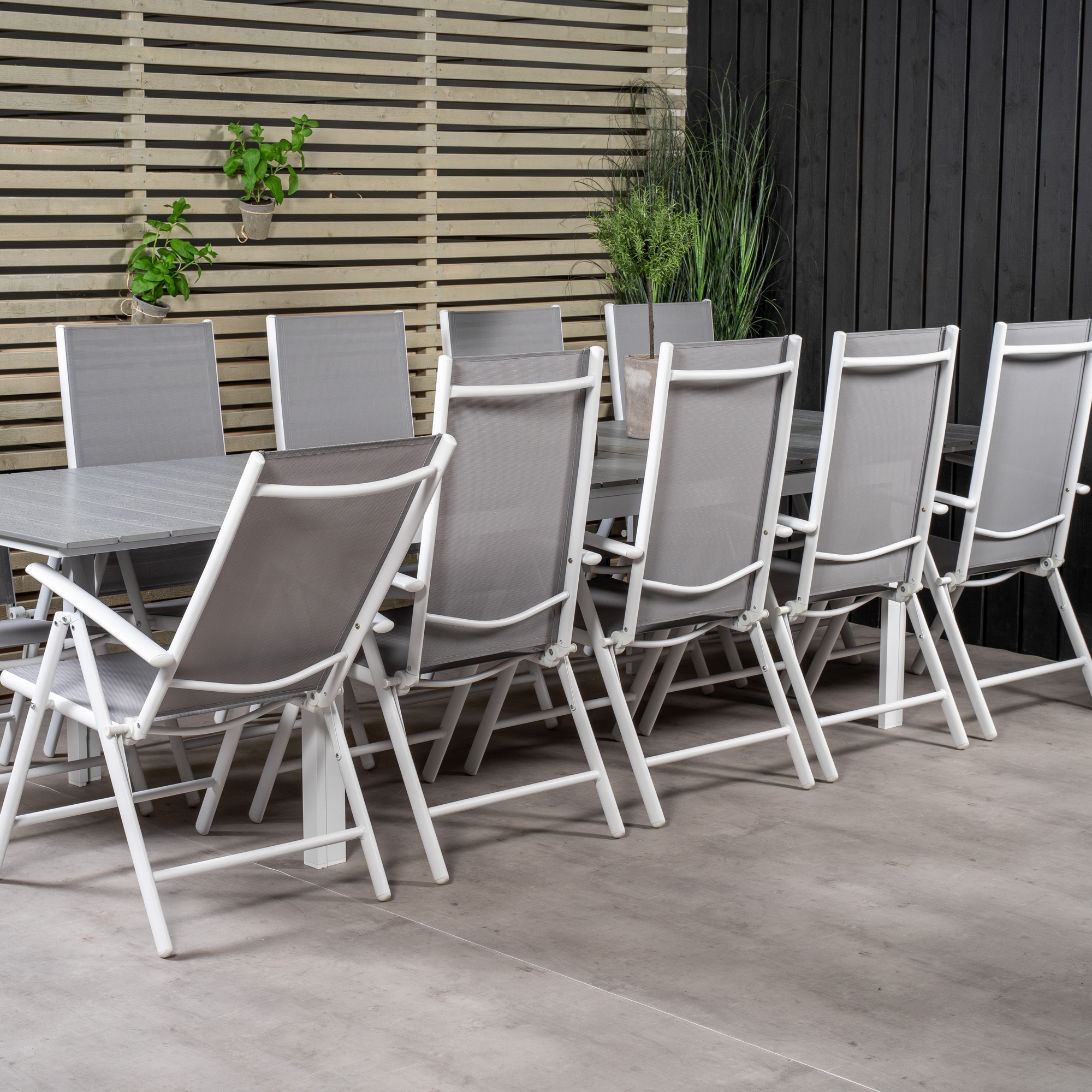 Matgrupp Venture Home Lova 224/324 med 10 Bront Stolar