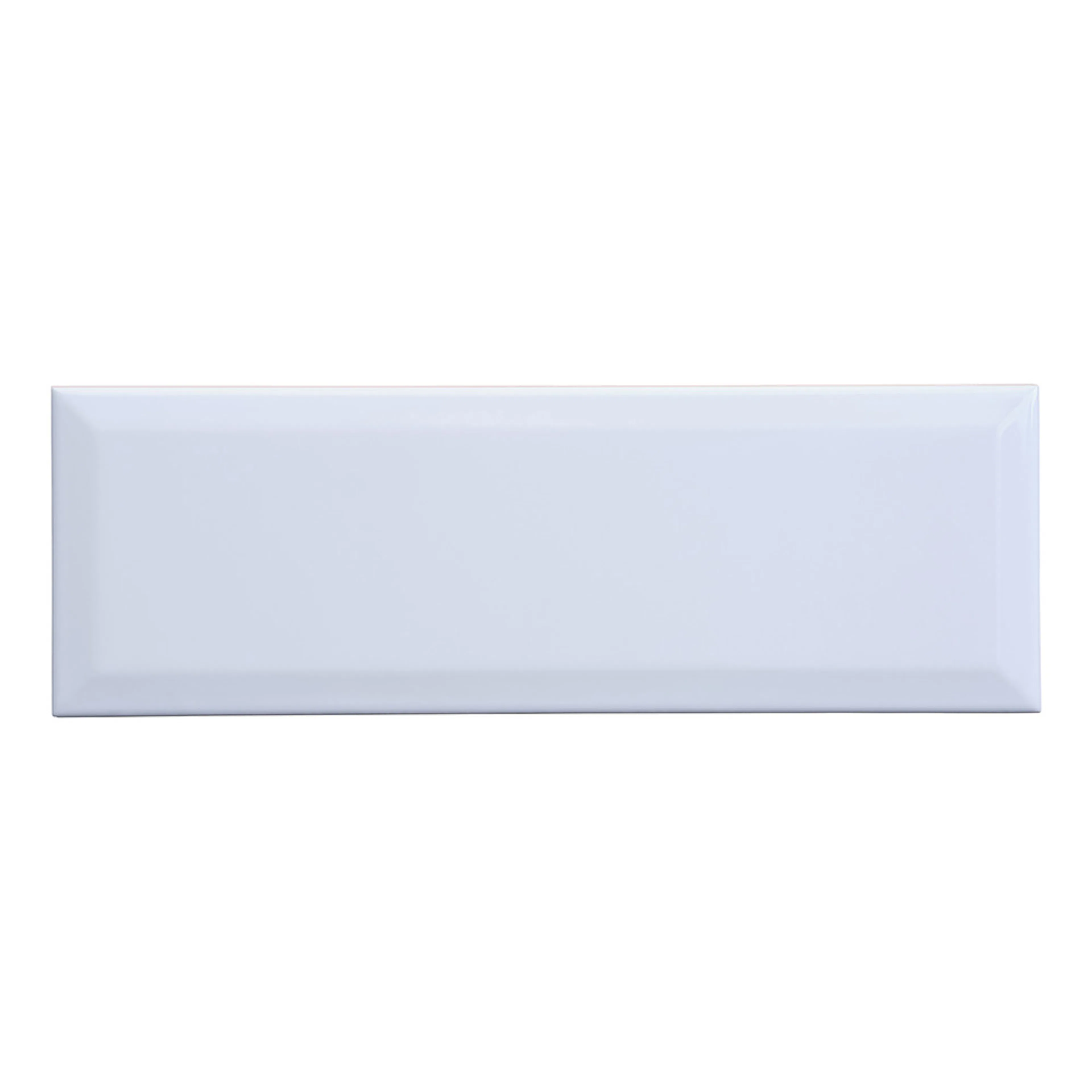 Kakel Konradssons Biselado vit blank 10x30 cm