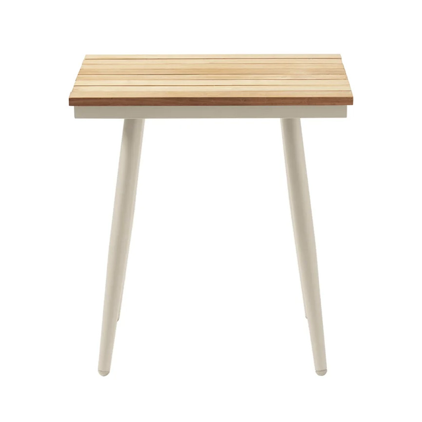 Rio sidebord, Sandy Grey aluminium/teak Teak