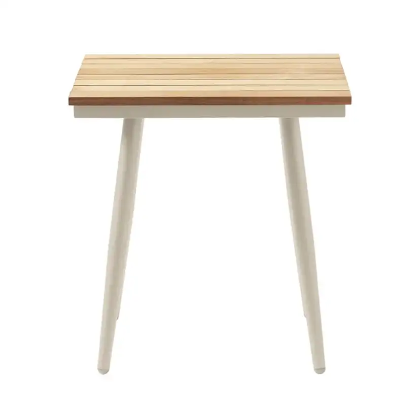 Rio sidebord, Sandy Grey aluminium/teak Teak