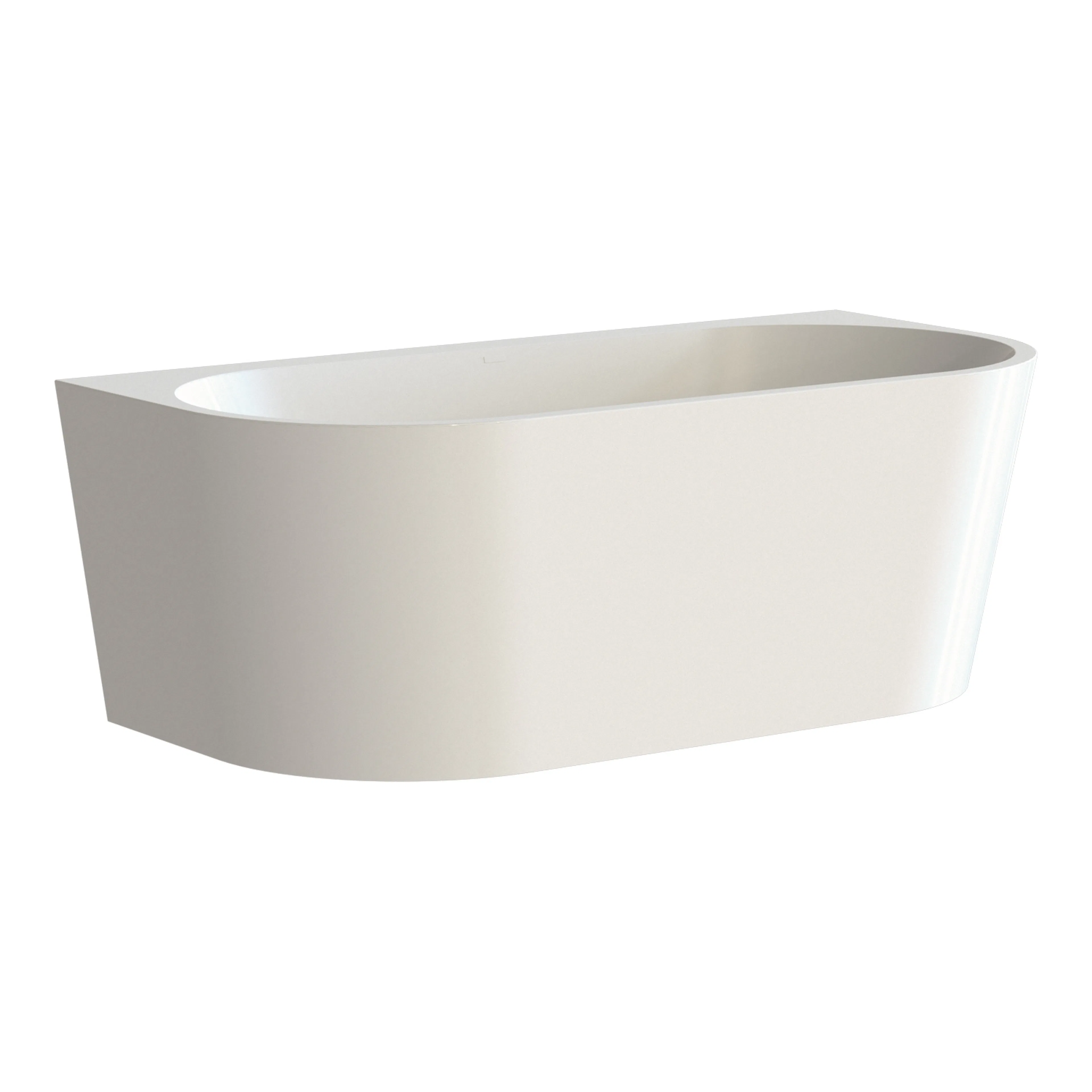 Badkar Svedbergs Lule Lucite 1580 mm utan Blandare