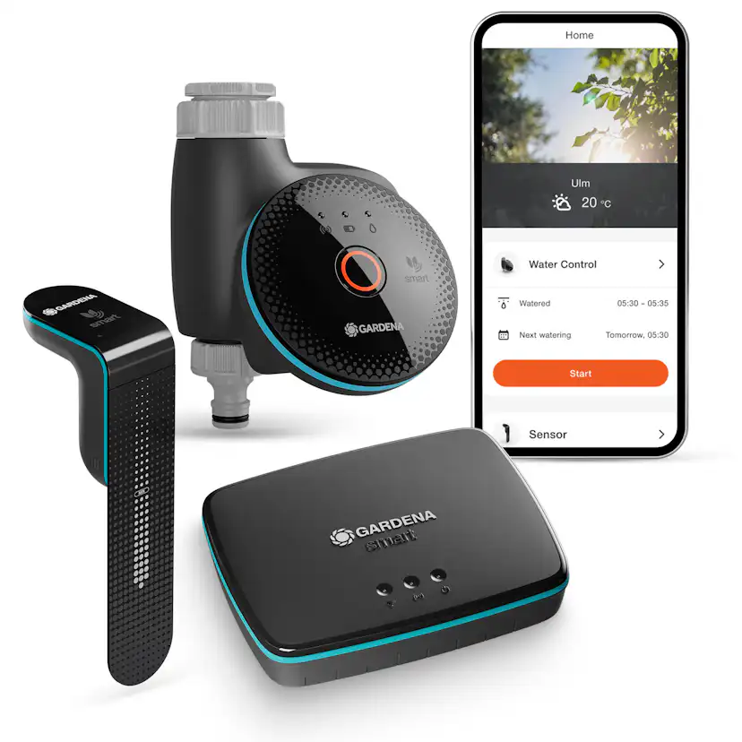 Bevattningsdator Gardena Smart Set Med Gateway & Sensor
