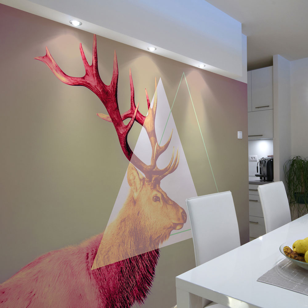 Fototapet Arkiio Deer Graphic Pattern