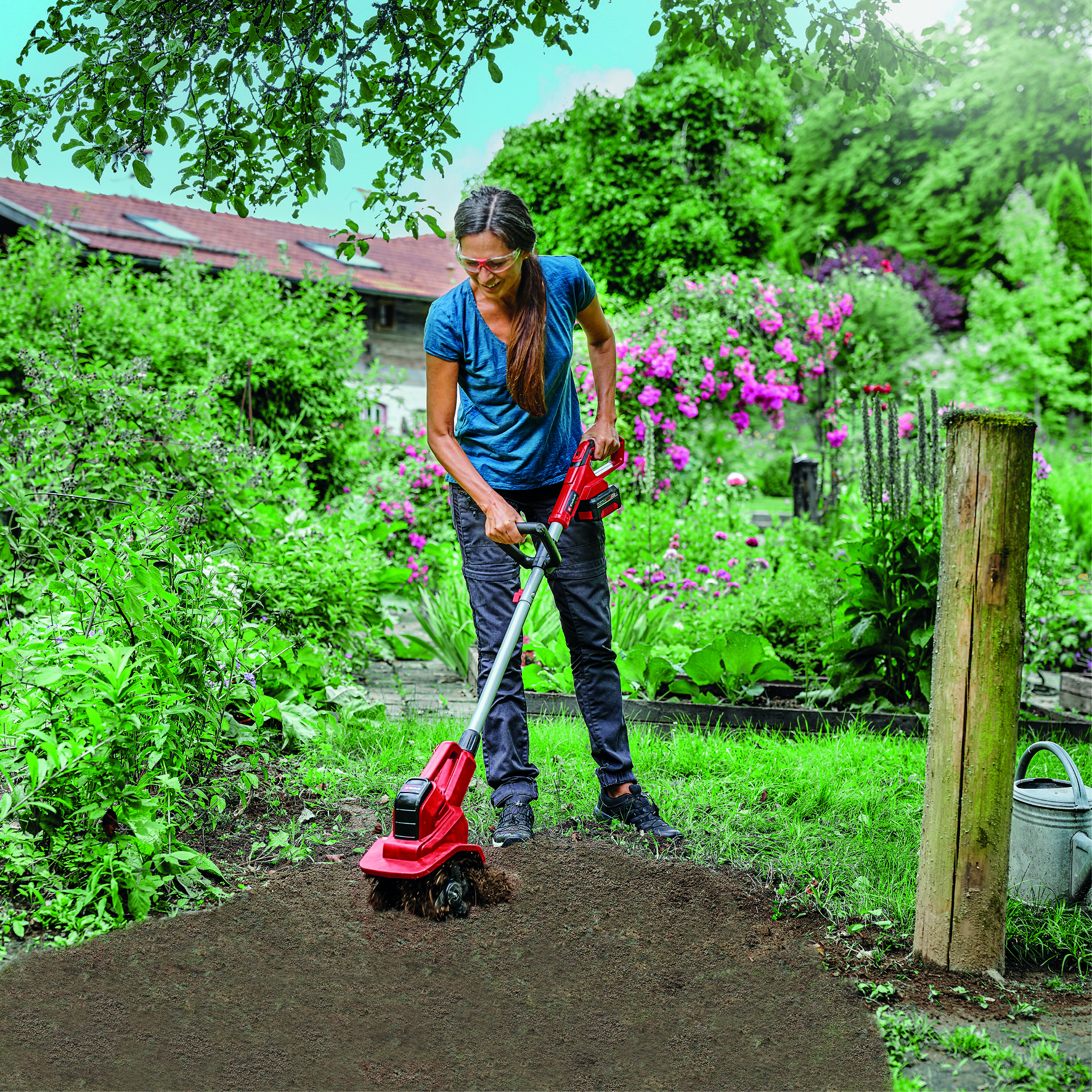 Jordfräs Einhell GE-CR 18/20 Li E Utan Batteri & Laddare