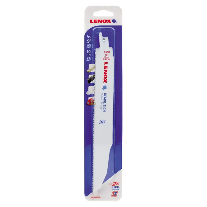 Tigersågblad Lenox 960r 229mm 10tpi 2p