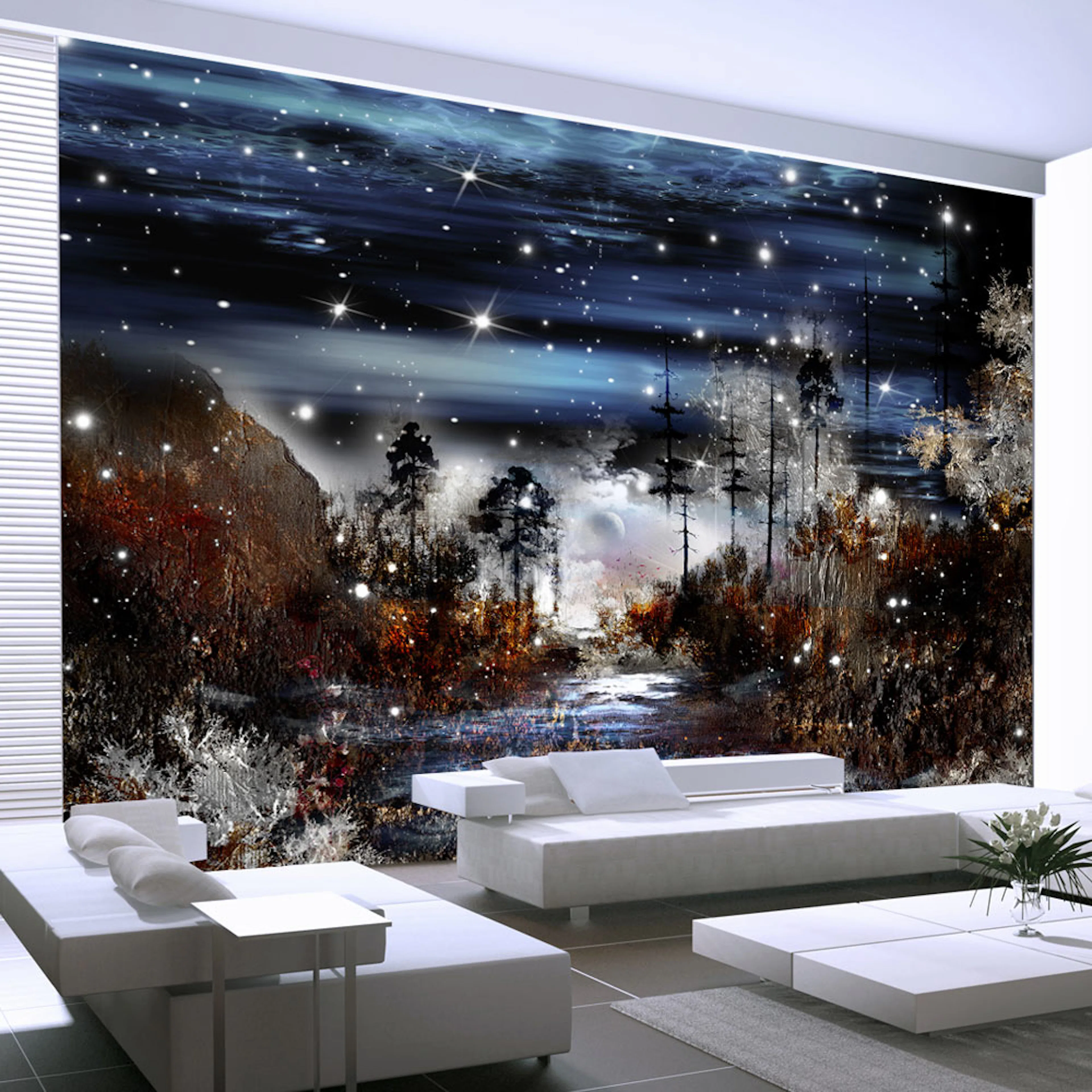 Fototapet Arkiio Night In The Forest