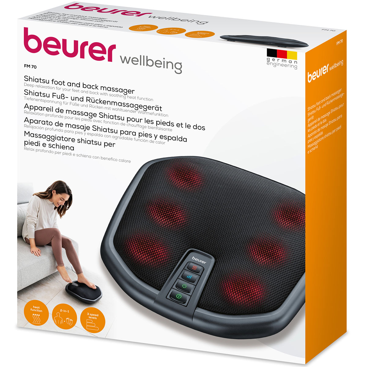 Fot- och Ryggmassage Beurer FM 70