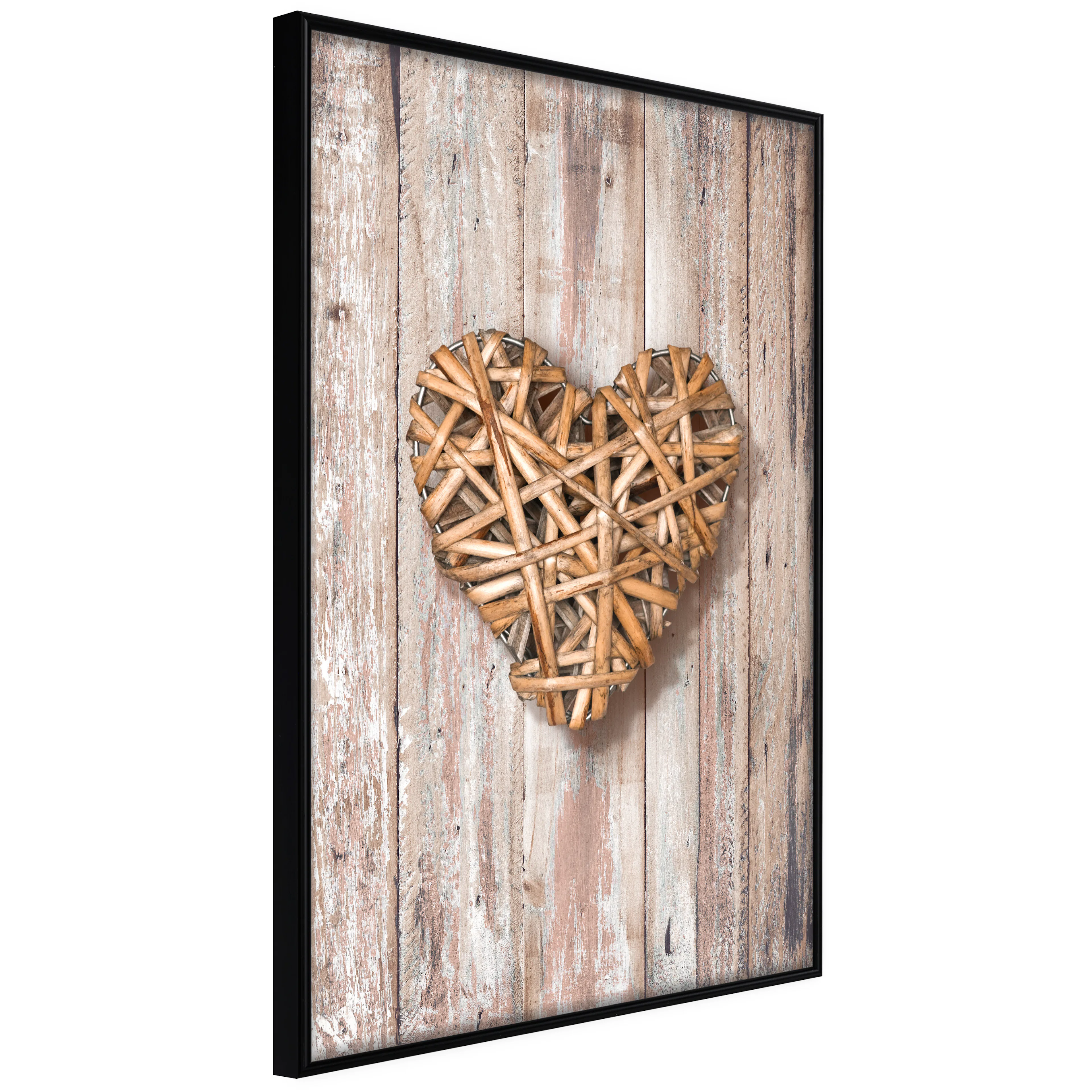 Affisch - Hot Heart [Poster] 30x45 Svart ram, 30x45 cm