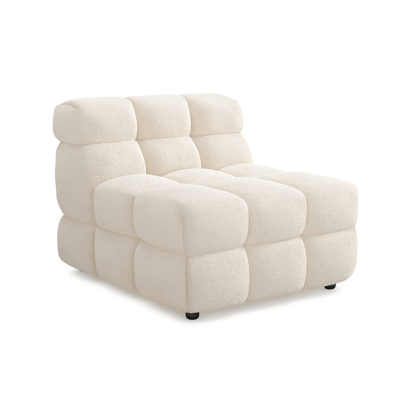 Soffgrupp Andrarum Elise Bubblig 3-sits Soffa + Fåtölj Beigex