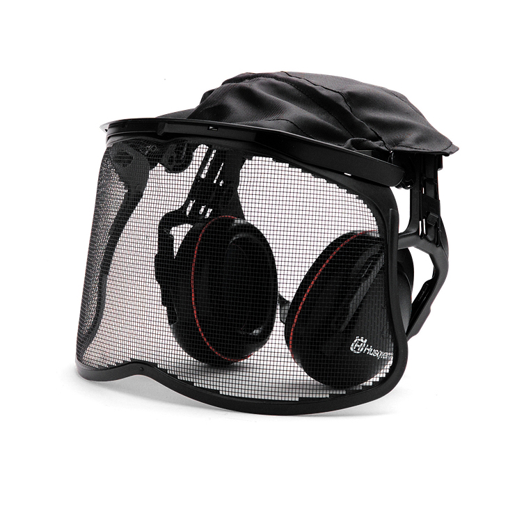 Hörselskydd Husqvarna med Nätvisir