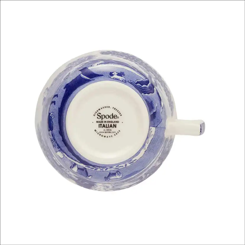 Frukostkopp Spode Blue Italian med Fat