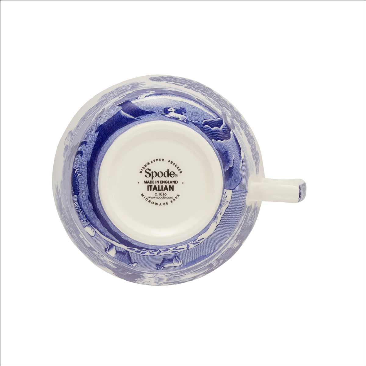 Frukostkopp Spode Blue Italian med Fat