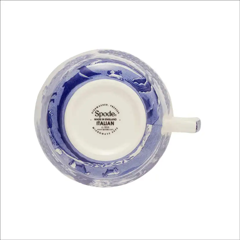 Frukostkopp Spode Blue Italian med Fat