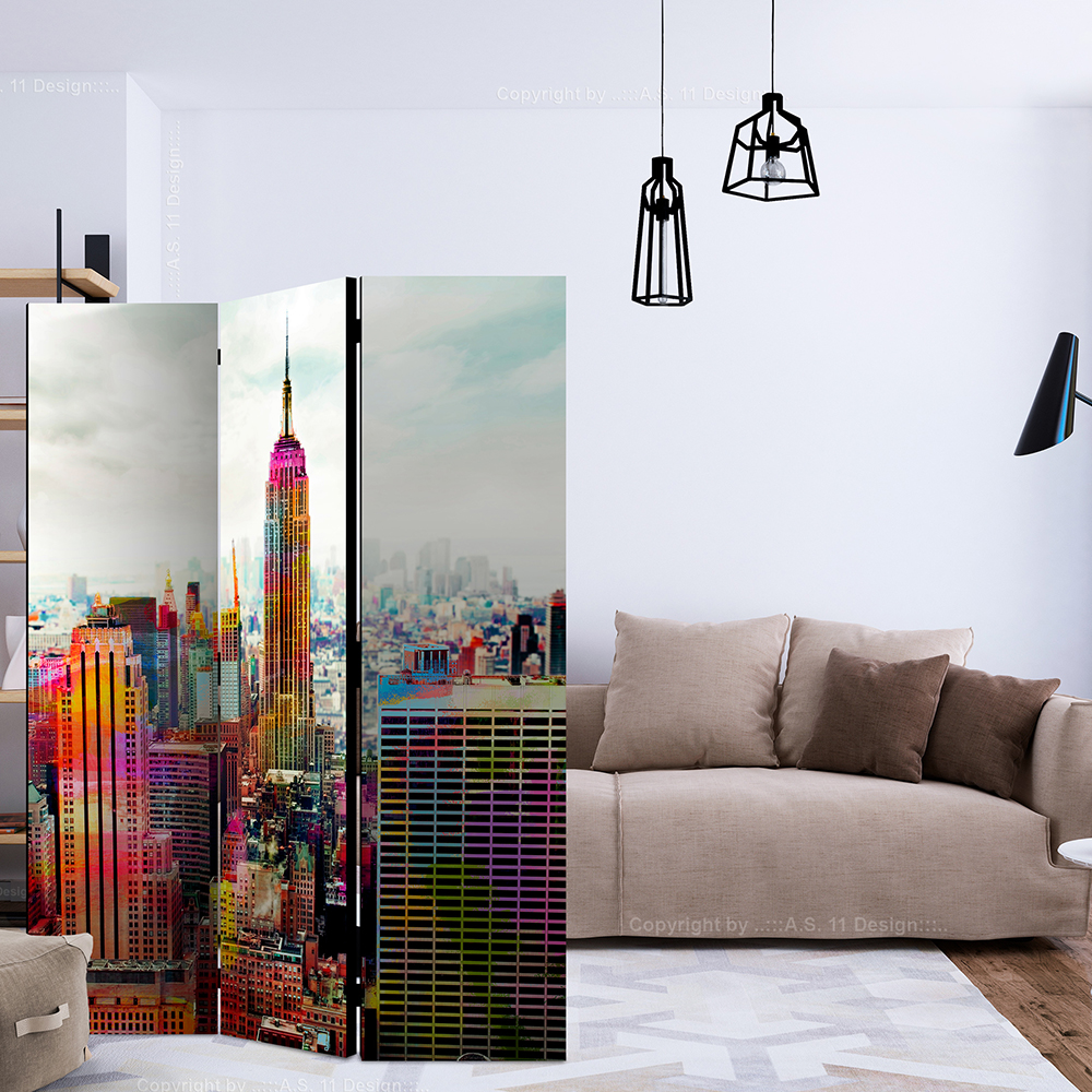 Rumsavdelare Skärmvägg Arkiio Colors Of New York City 135x172 cm