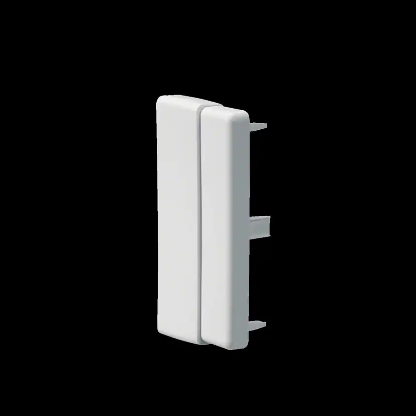 Ändstycke till Matarkanal Hager LF/LFH Flexibel 40/60 x 110 mm Halogenfri Vit RAL 9016