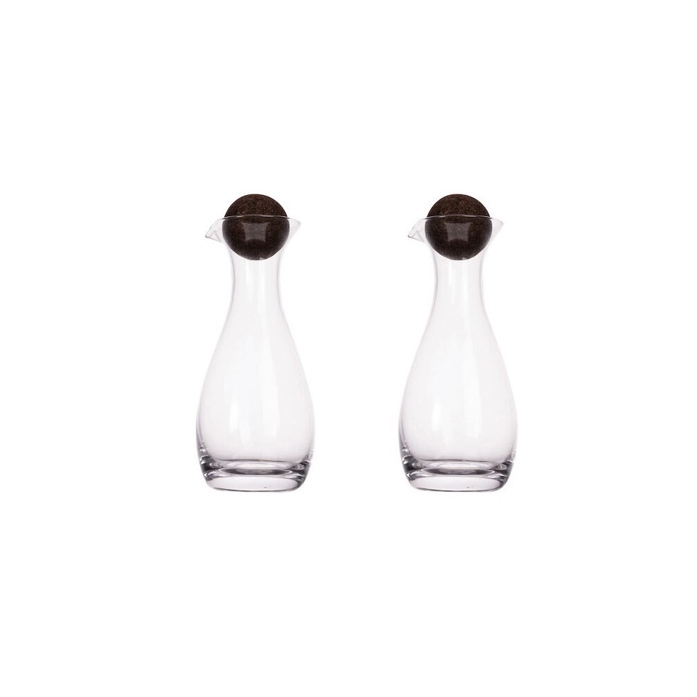 Olja/Vinägerflaska Sagaform Nature med Korkkula 2-Pack 35cl